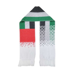 Custom Printed UAE Flag Scarfs - Premium Polyester Fabric | Exhibitions, Conferences, Corporate Events | Yalla Printing UAE