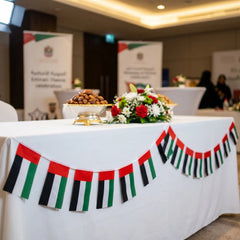 UAE String Flags and Flag Bunting 32Pcs | Premium Signage & Display Printing | Free Design Support | Yalla Printing UAE