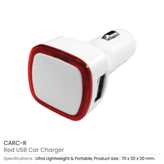 Custom Printed USB Car Chargers | Exhibitions, Conferences, Corporate Events | Yalla Printing UAE
