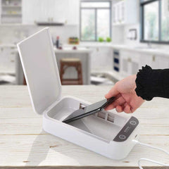 Custom Printed UV Sterilizer With Wireless Charger | Logo Branding Corporate Gift | UAE Delivery | Yalla Printing UAE