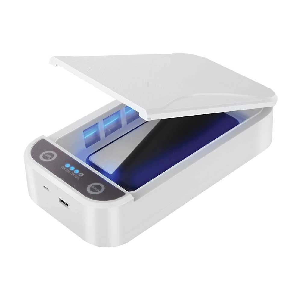 Custom Printed UV Sterilizer With Wireless Charger | Logo Branding Corporate Gift | UAE Delivery | Yalla Printing UAE