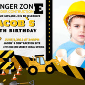 Digging into Birthday Fun - Under Construction Birthday Banner - Yalla Printing