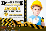 Digging into Birthday Fun - Under Construction Birthday Banner - Yalla Printing