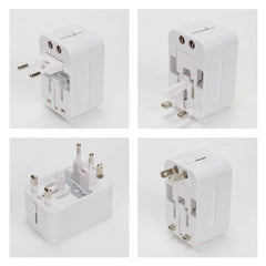 Custom Printed Fast Charging Universal Travel Adaptors 20W - Bamboo | Logo Branding Corporate Gift | UAE Delivery | Yalla Printing UAE