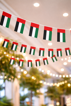 Vibrant_UAE_bunting_in_event_space