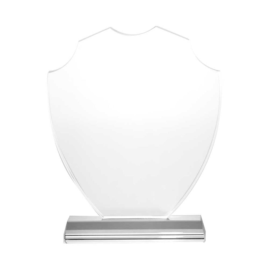Custom Printed Victorian Shield Crystal Awards | Exhibitions, Conferences, Corporate Events | Yalla Printing UAE