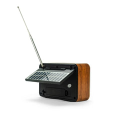Custom Printed Vintage Design Bluetooth Speaker With Radio And Solar Panel | Logo Branding Corporate Gift | UAE Delivery | Yalla Printing UAE
