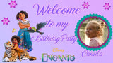 Magical Encanto Adventure" Personalized Birthday Banner - Celebrate with Disney Magic! - Yalla Printing