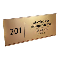 Custom Printed Wall Sign Holders | Logo Branding Corporate Gift | UAE Delivery | Yalla Printing UAE