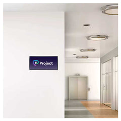 Custom Printed Aluminum Wall Sign Holders 49 X 24 CM | Logo Branding Corporate Gift | UAE Delivery | Yalla Printing UAE