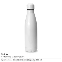Custom Printed Water Bottles - Stainless Steel | Logo Branding Corporate Gift | UAE Delivery | Yalla Printing UAE