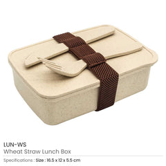 Custom Printed Wheat Straw Lunch Boxes | Custom Packaging Printing | Free Design Support | Yalla Printing UAE