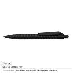 Custom Printed Wheat Straw Pens | Logo Branding Corporate Gift | UAE Delivery | Yalla Printing UAE