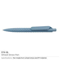 Custom Printed Wheat Straw Pens | Logo Branding Corporate Gift | UAE Delivery | Yalla Printing UAE