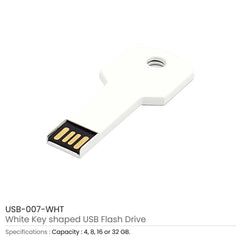 Custom Printed Key Shaped USB Flash Drives | Logo Branding Corporate Gift | UAE Delivery | Yalla Printing UAE