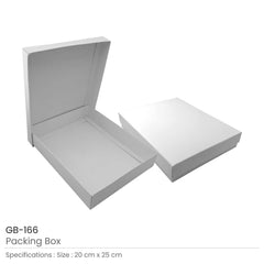 Custom Printed White Packaging Box 20 X 25 CM | Exhibitions, Conferences, Corporate Events | Yalla Printing UAE