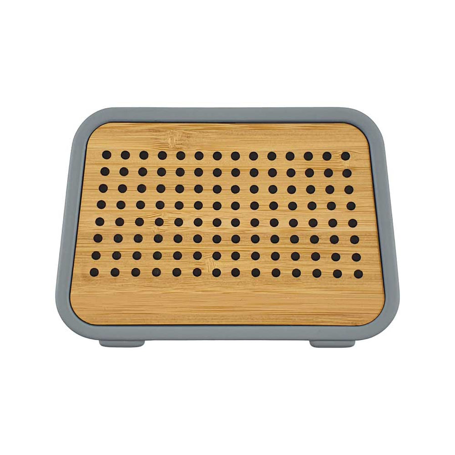 Custom Printed Wireless Charger Bt Speakers - Bamboo | Exhibitions, Conferences, Corporate Events | Yalla Printing UAE