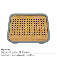 Wireless Charger BT Speakers | Corporate Tech Gift – Yalla Printing UAE