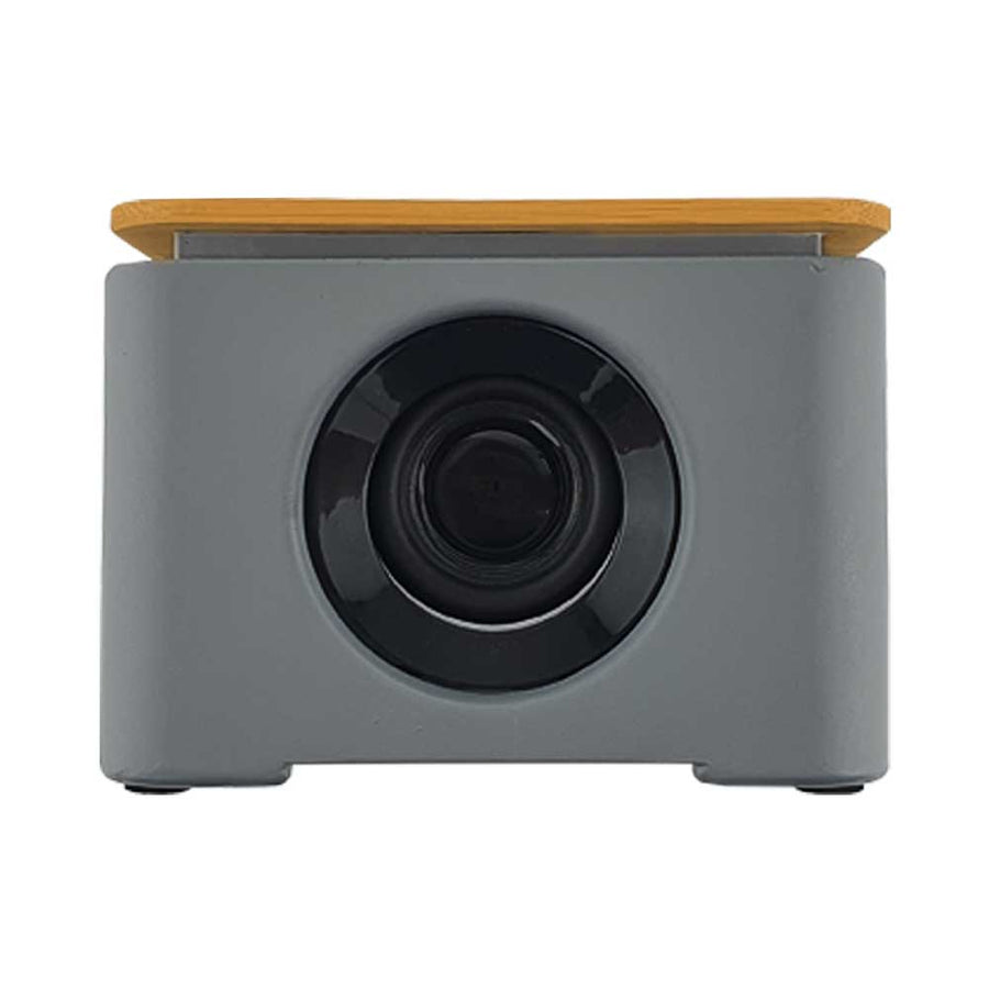 Custom Printed Wireless Charger Bt Speaker - Bamboo | Exhibitions, Conferences, Corporate Events | Yalla Printing UAE