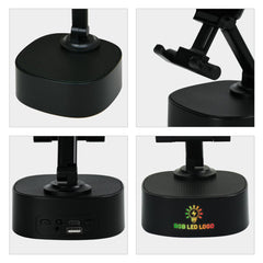 Wireless Fast Charger 15W with BT Speaker and RGB LED Logo