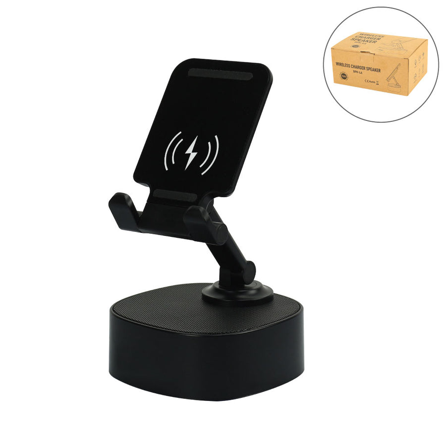 Custom Printed Wireless Fast Charger 15W With Bt Speaker And Rgb LED Logo | Exhibitions, Conferences, Corporate Events | Yalla Printing UAE