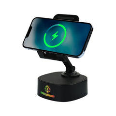 Wireless Fast Charger 15w With Bt Speaker And Rgb LED Logo | Logo Branding Corporate Gift | UAE Delivery | Yalla Printing UAE
