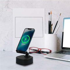 Custom Printed Wireless Fast Charger 15W With Bt Speaker And Rgb LED Logo | Logo Branding Corporate Gift | UAE Delivery | Yalla Printing UAE