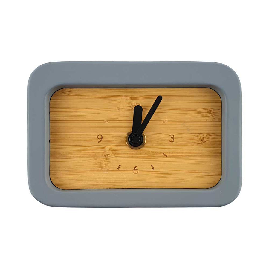 Custom Printed Wireless Charger With Clock - Bamboo | Exhibitions, Conferences, Corporate Events | Yalla Printing UAE
