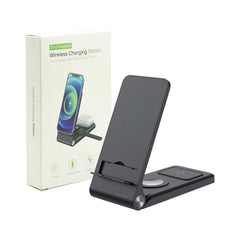 Custom Printed Foldable Wireless Charging Station 15W And Light - Up Logo | Logo Branding Corporate Gift | UAE Delivery | Yalla Printing UAE
