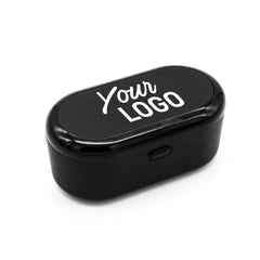 Custom Printed Wireless Earbuds With Charging Case | Logo Branding Corporate Gift | UAE Delivery | Yalla Printing UAE