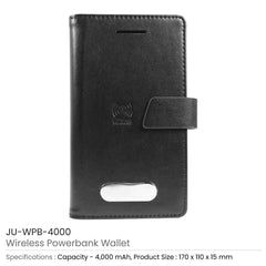 Wireless Power Bank Wallet 4000 mAh | Custom Packaging Printing | Free Design Support | Yalla Printing UAE