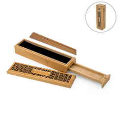 Wooden Incense Burner Holder with Drawer Includes 10 Pcs Oud Sticks | Custom Packaging Printing | Free Design Support | Yalla Printing UAE