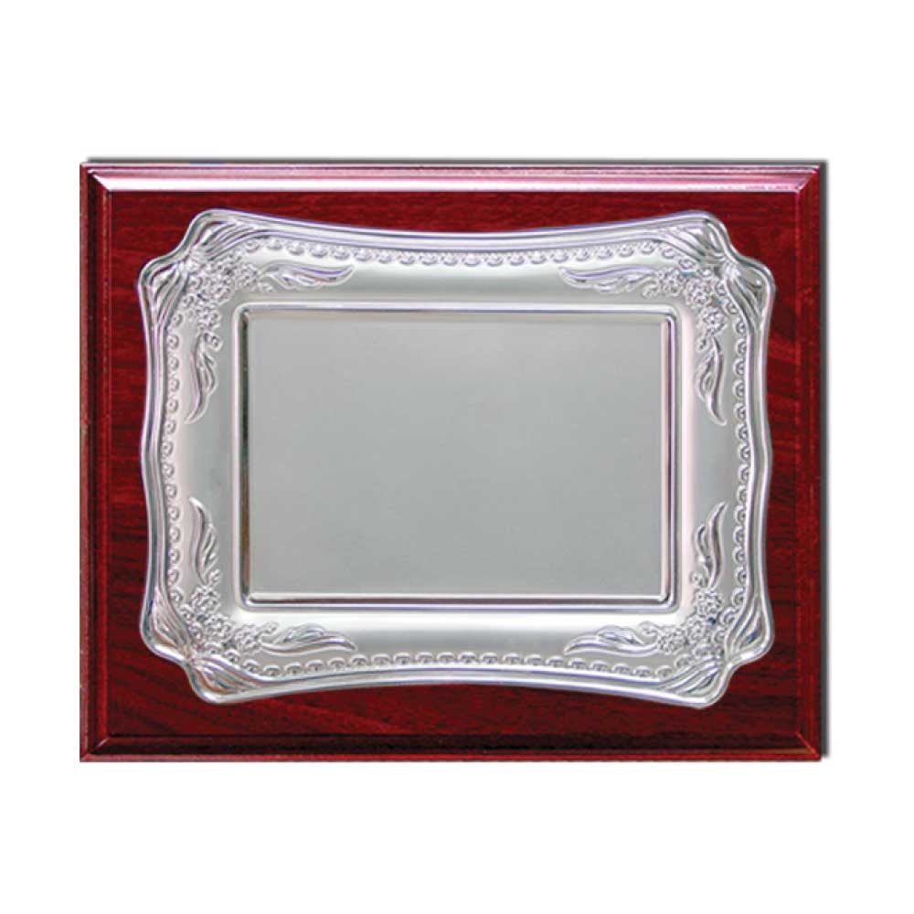 Custom Printed Wooden Plaques With Silver Spanish Plate | Exhibitions, Conferences, Corporate Events | Yalla Printing UAE