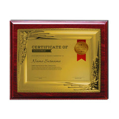 Wooden Plaques with Gold Spanish Plate | Custom Packaging Printing | Free Design Support | Yalla Printing UAE