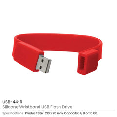 Custom Printed Wristbands USB Flash Drives | Logo Branding Corporate Gift | UAE Delivery | Yalla Printing UAE