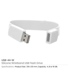 Custom Printed Wristbands USB Flash Drives | Logo Branding Corporate Gift | UAE Delivery | Yalla Printing UAE