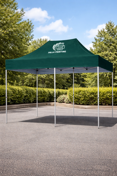Custom Printed 6 x 3 Meter Canopy Tent with Structure – Satin Fabric Event Tent | Professional Business Printing | Free Design Support | Yalla Printing UAE