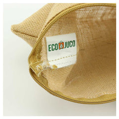 Natural Jute Zipper Pouch – Yalla Printing UAE