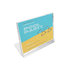 Custom Printed Acrylic Desk Sign Holders | Logo Branding Corporate Gift | UAE Delivery | Yalla Printing UAE