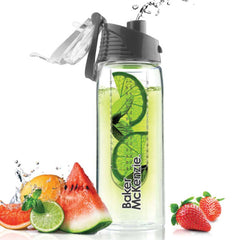 Custom Printed Water Bottle With Fruit Infuser | Logo Branding Corporate Gift | UAE Delivery | Yalla Printing UAE