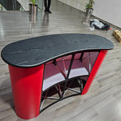 Custom Branded Pop-Up Table – Portable, Full-Color Display Counter for Trade Shows and Events | Yalla Printing