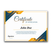 Custom Design A4 Certificate – Personalized for Awards, Events, and Achievements