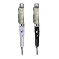 Custom Printed Crystal Metal Pens - Stainless Steel | Logo Branding Corporate Gift | UAE Delivery | Yalla Printing UAE