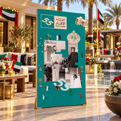 UAE National Day Heritage Photo Collage Stand Board – Teal – view 3