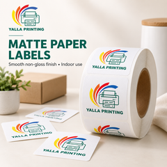 White Matte PVC 3.2 mil Labels — Yalla Printing product image 5