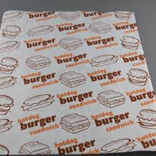Custom Sandwich Paper – 1 Color, 1-Sided Print with Food Grade Ink (24x34 cm) | Yalla Printing - Yalla Printing