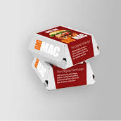Pearl Burger Box – Food Grade, 4-Color Print, 1-Side Varnish (11x11x7.5 cm) | Yalla Printing - Yalla Printing