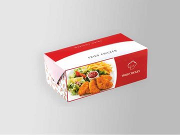 Fried Chicken Box – Sturdy & Stylish Packaging (21.5x12x8 cm) | Yalla Printing