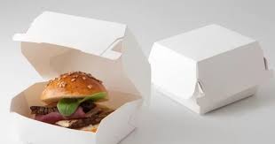 Pearl Burger Box – Food Grade, 4-Color Print, 1-Side Varnish (11x11x7.5 cm) | Yalla Printing