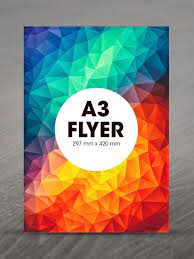 A3 Single-Sided Flyer – High-Impact Full-Color Printing for Promotions | Yalla Printing